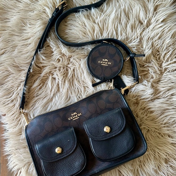 Coach Handbags - Coach Pennie Crossbody Bag with Coin Purse